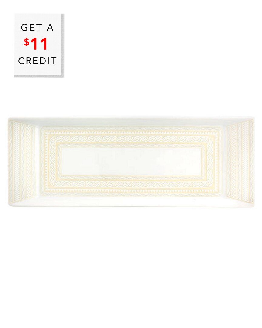Vista Alegre Ivory Appetizers Tray With $11 Credit