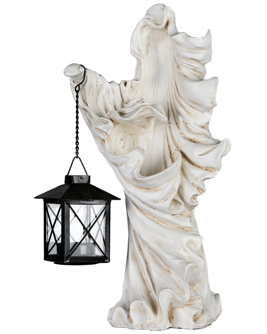 National Tree Company 14 Ghost Candleholder In White