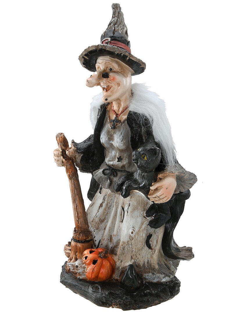 National Tree Company 18 Witch Halloween Table Decor In Black