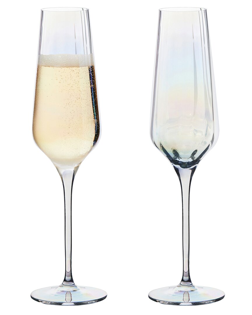 Anton Studio Designs Set Of 2 Palazzo Champagne Flutes