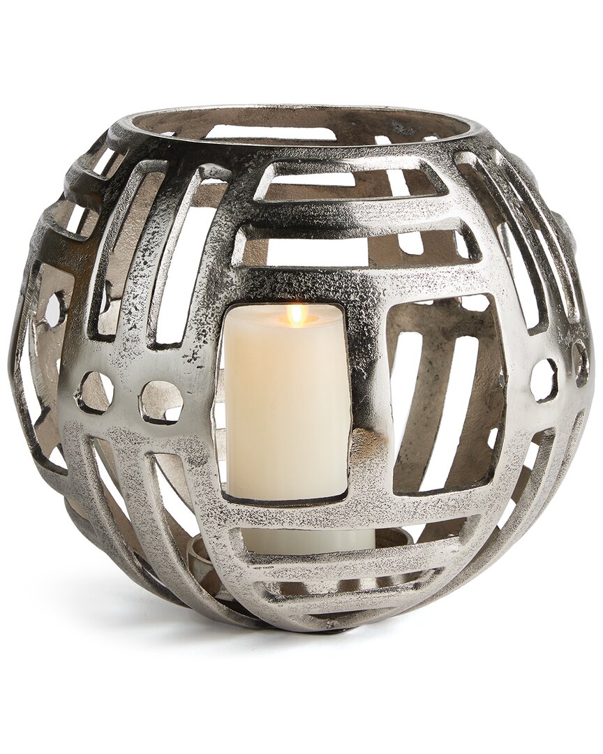 Napa Home & Garden Cecil Hurricane Large In Silver