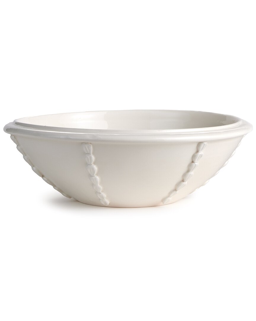 Napa Home & Garden Positano Shallow Decorative Bowl In White