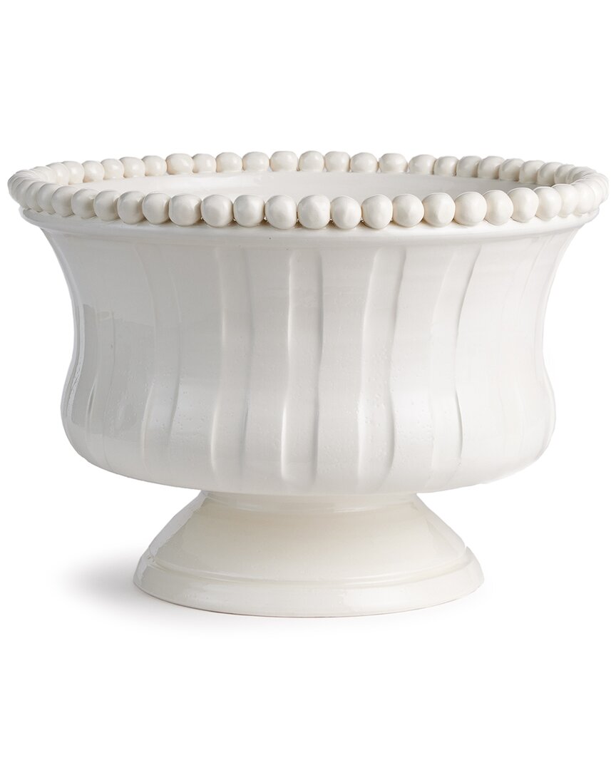 Napa Home & Garden Coletta Decorative Footed Bowl In White