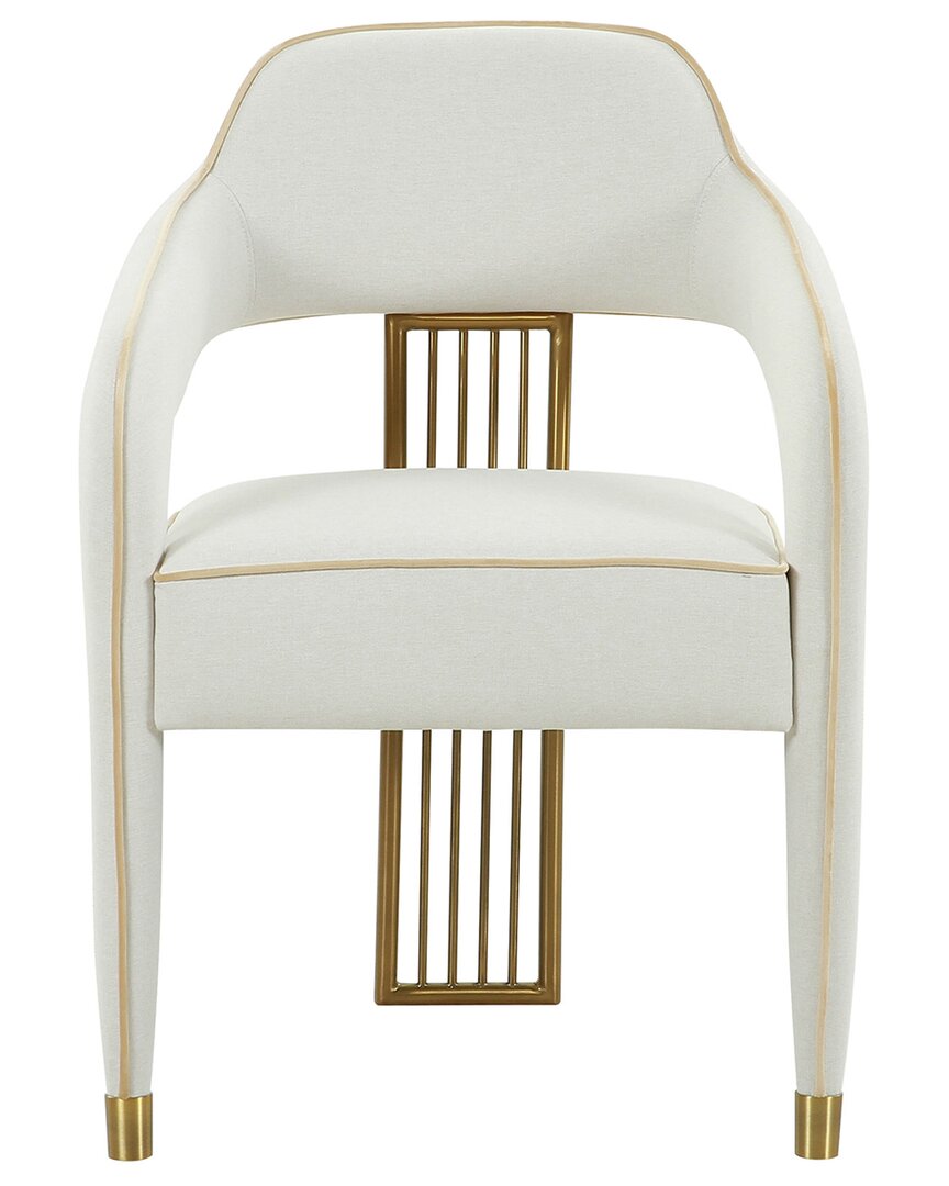 Tov Corralis Linen Dining Chair In Cream