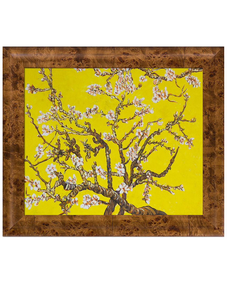 Overstock Art Branches Of An Almond Tree In Blossom, Citrine Yellow By La Pastiche Originals