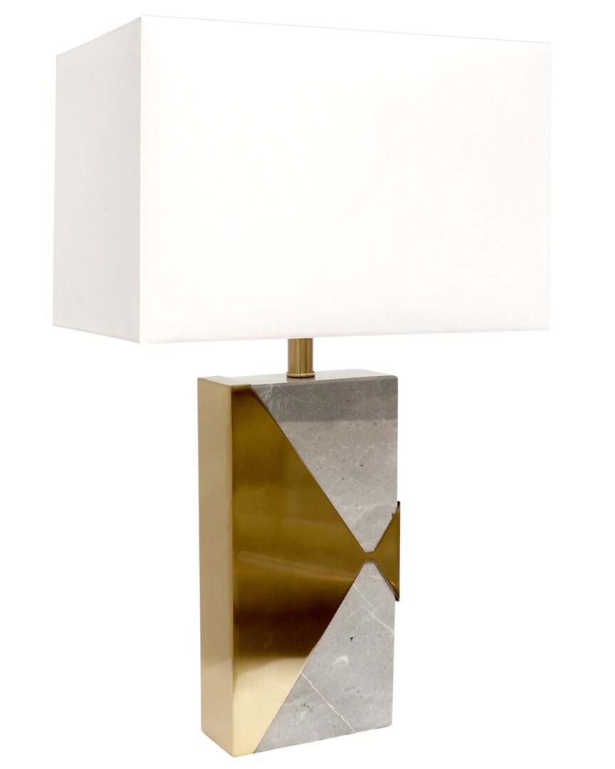 Pasargad Home Triumph Table Lamp In White