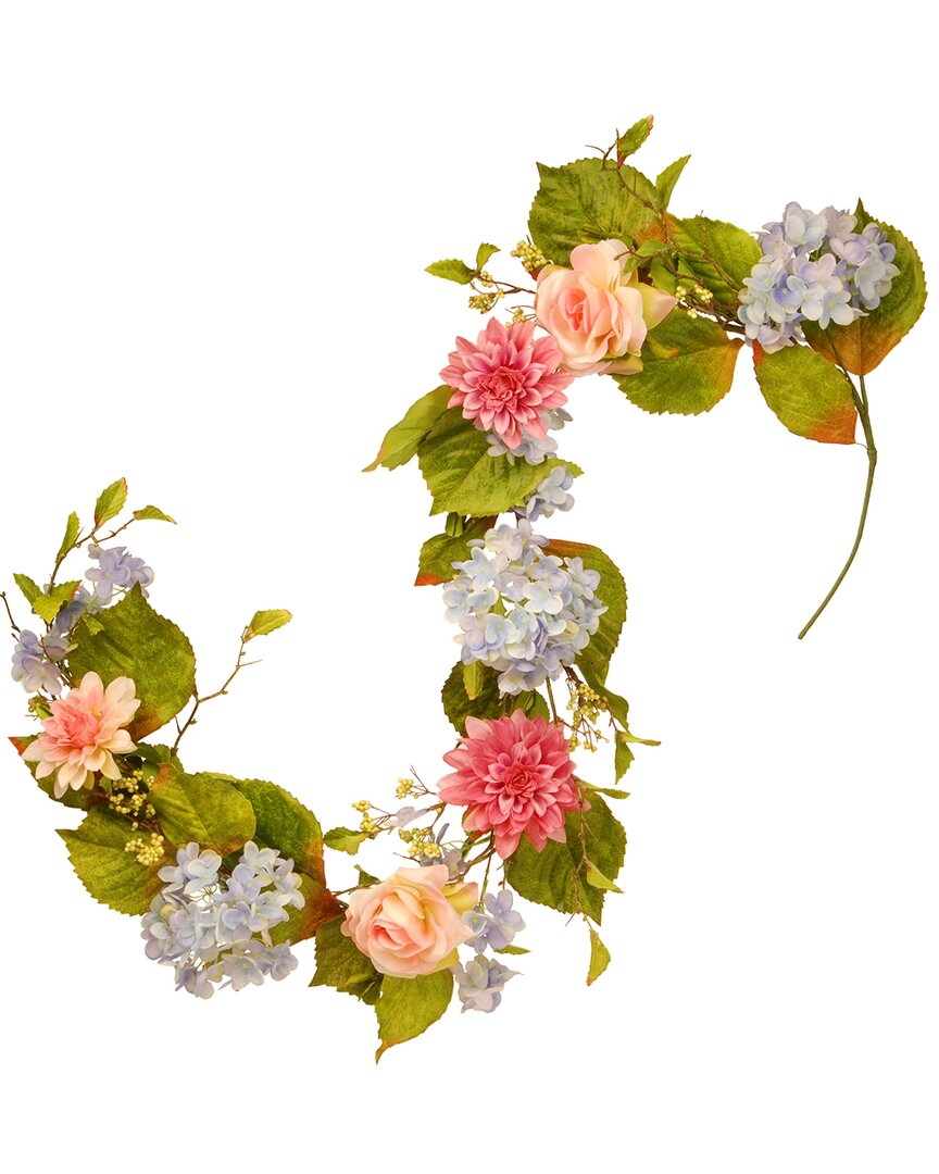 National Tree Company Garland In Pink