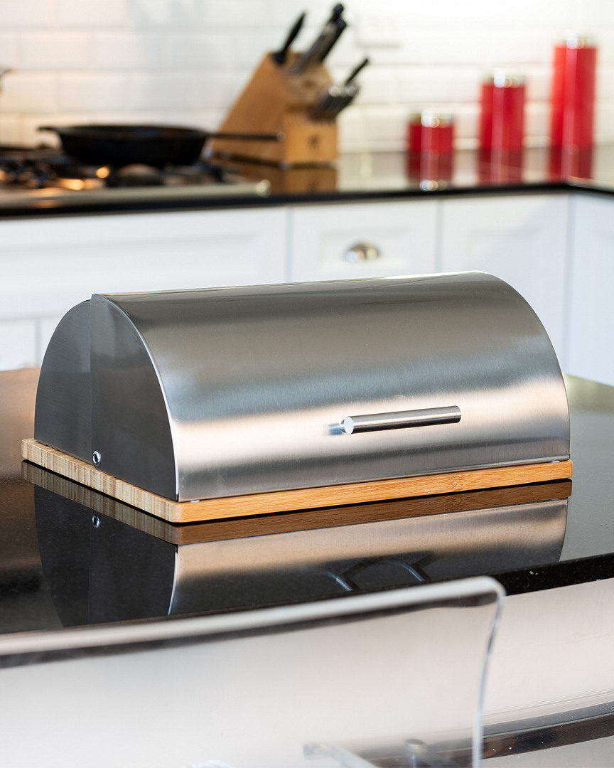 Honey-can-do Stainless Steel Breadbox
