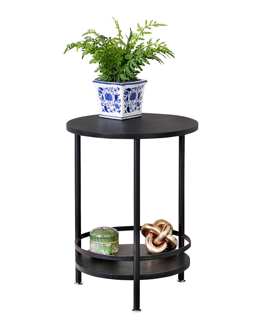 Honey-can-do 2-tier Round Side Table