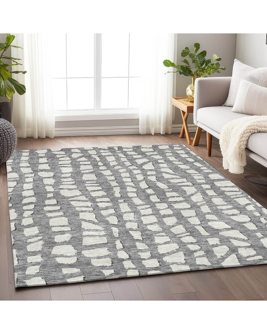 Addison Rugs Premium Washable Area Rug In Gray