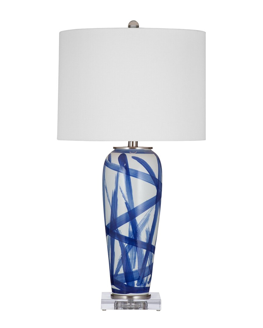 Bassett Mirror Rianna Table Lamp In Blue