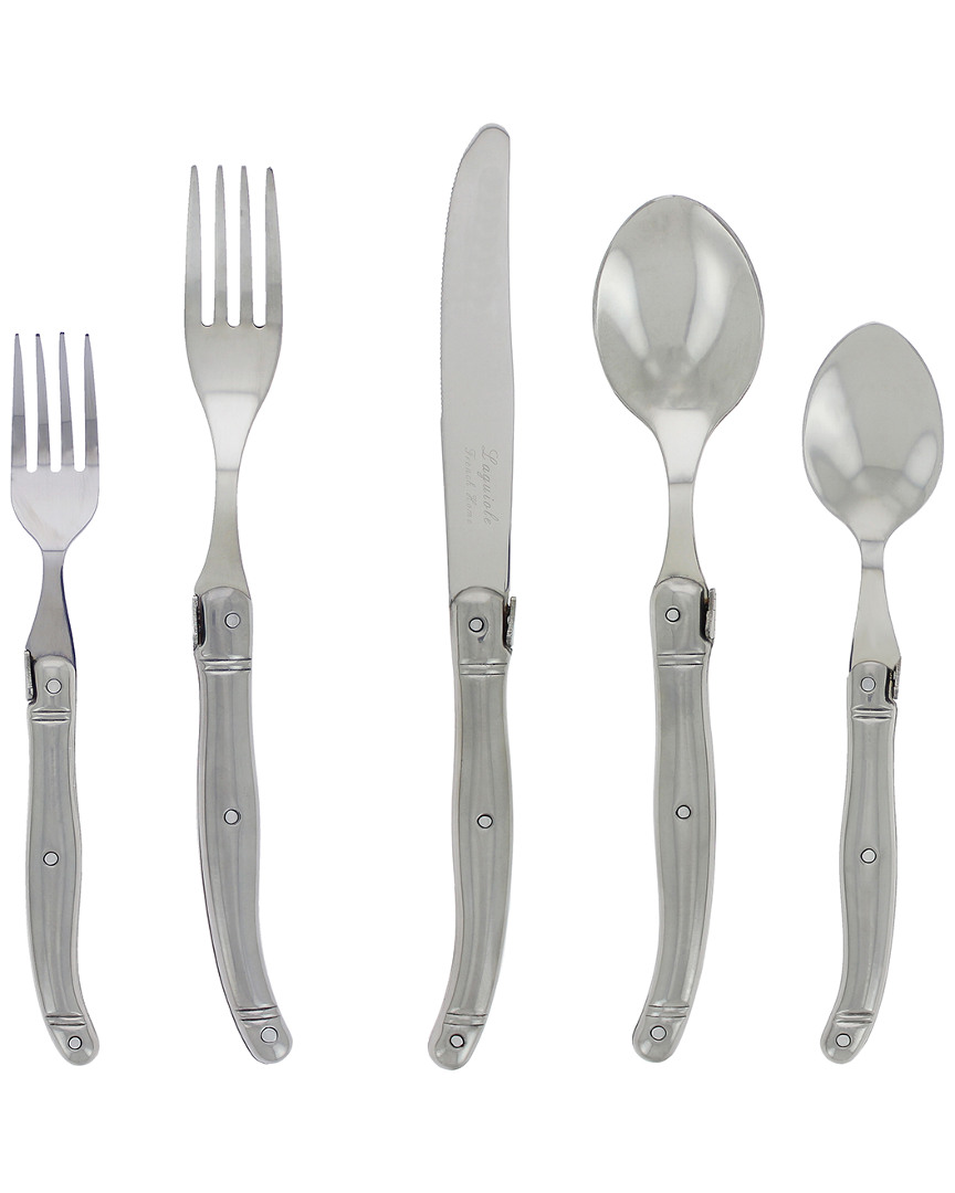 French Home Laguiole 20pc Stainless Steel Flatware Set