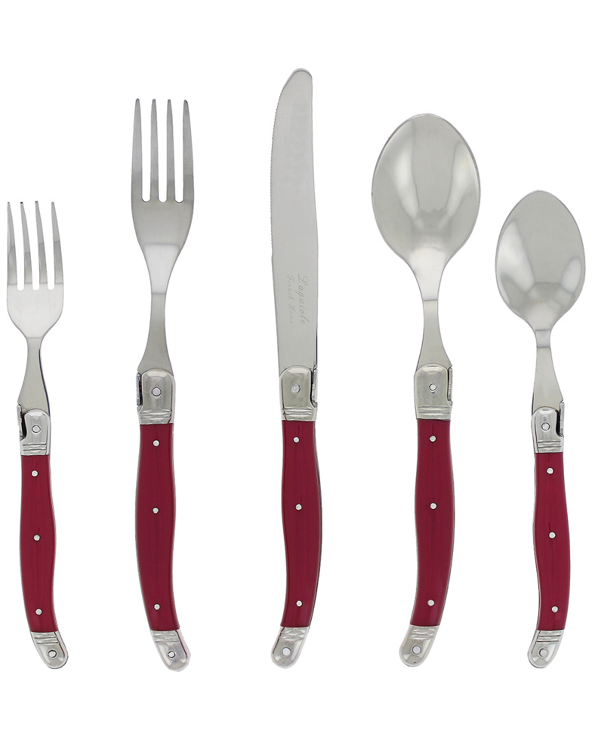 French Home Laguiole 20pc Stainless Steel Flatware Set