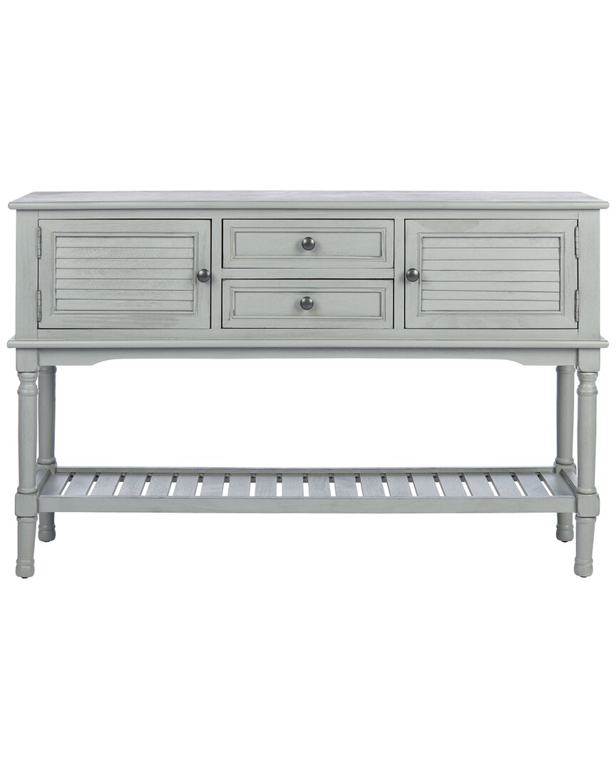 Safavieh Couture Tate 2drw 2 Door Console Table In Grey