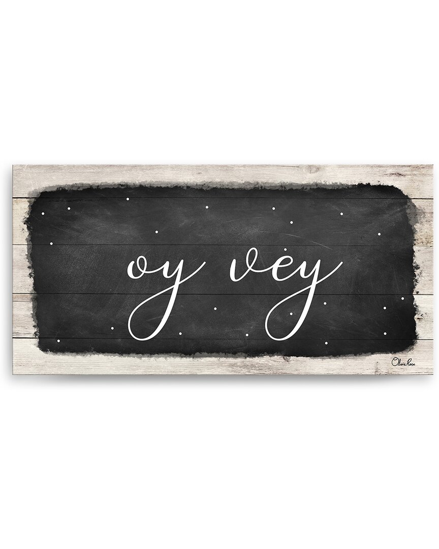 Ready2hangart Oy Vey I Canvas Wall Art By Olivia Rose