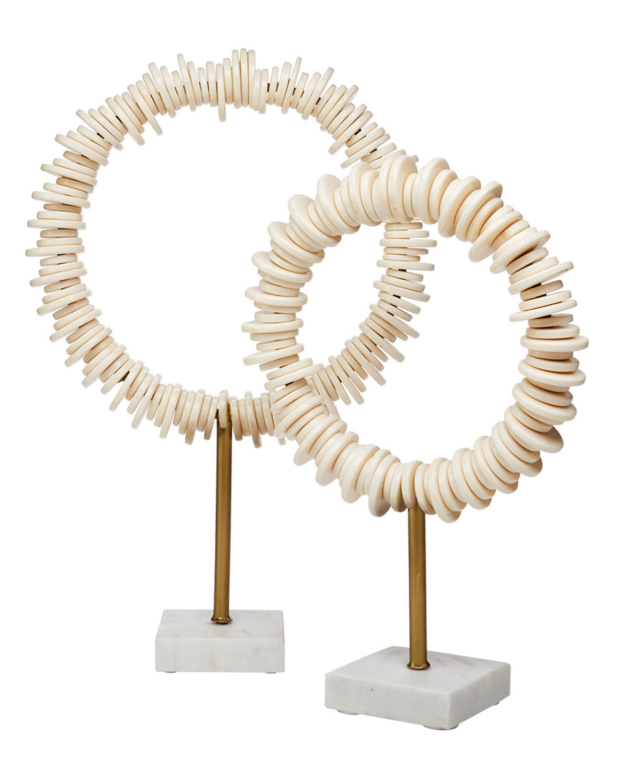 Shop Jamie Young Set Of 2 Arena Ring Sculptures