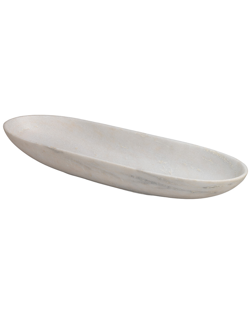 Jamie Young Long Oval Marble Bowl