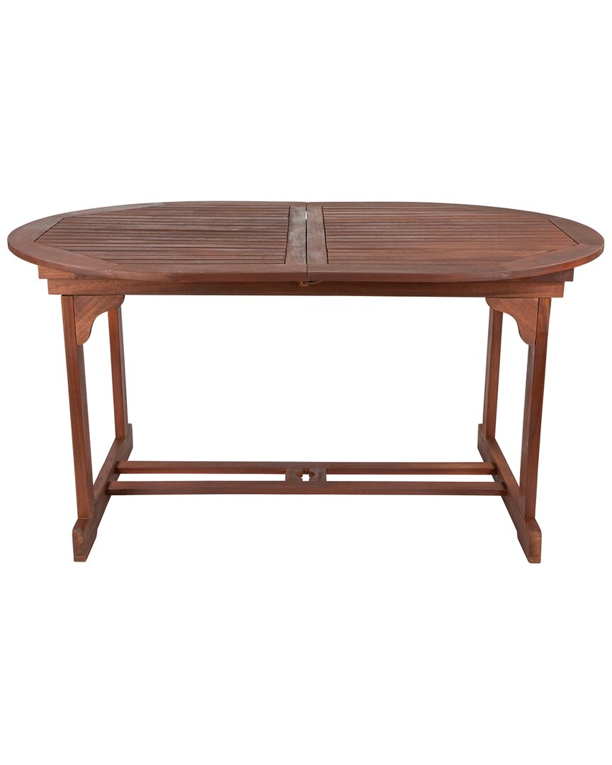 Northlight Oval Outdoor Acacia Wood Folding Patio Dining Table