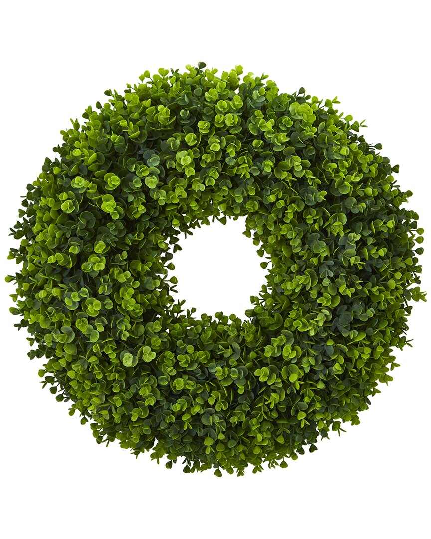 NEARLY NATURAL NEARLY NATURAL 25IN EUCALYPTUS ARTIFICIAL WREATH