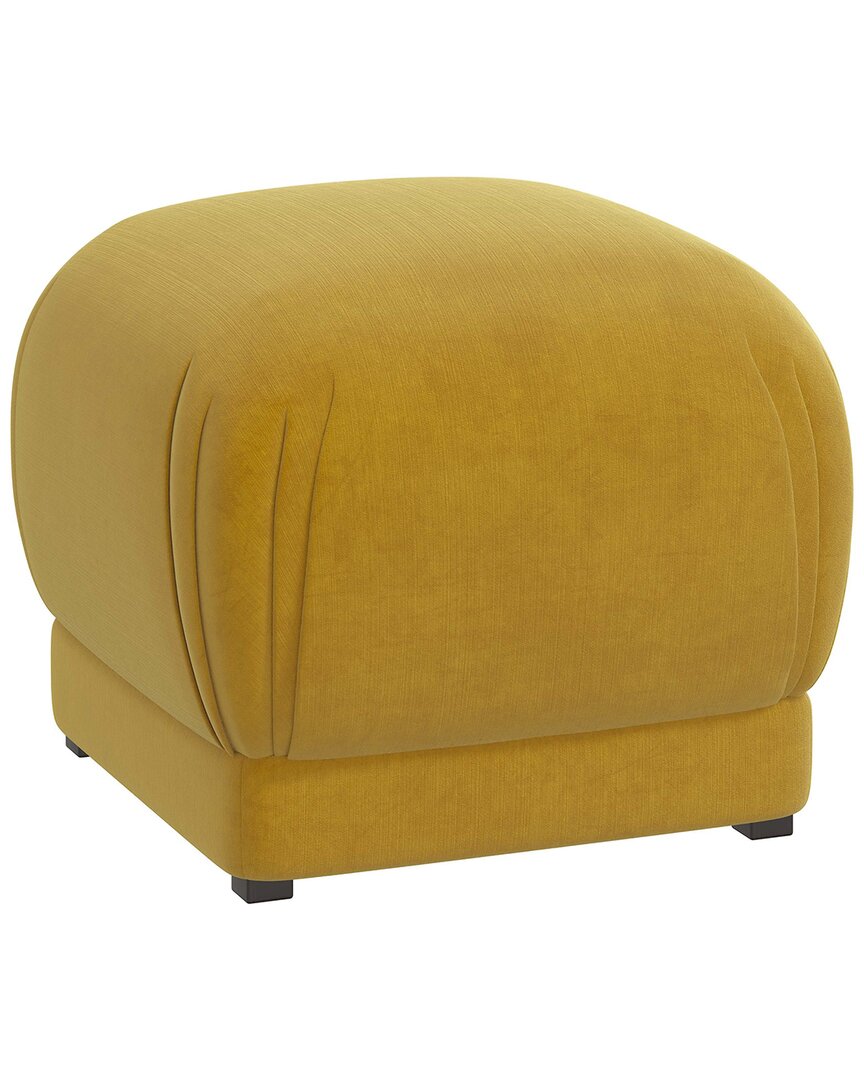 Skyline Furniture Velvet Citronella Ottoman