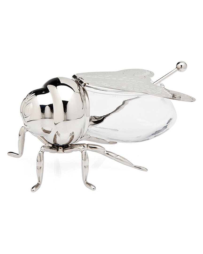 Godinger Bee Honey Jar With Spoon