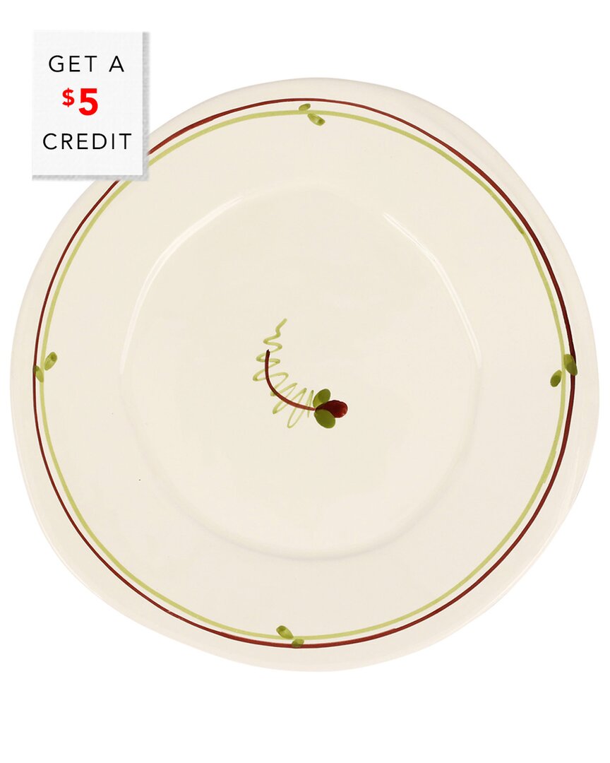 Vietri Lastra Fiori Di Bosco Fiori Salad Plate