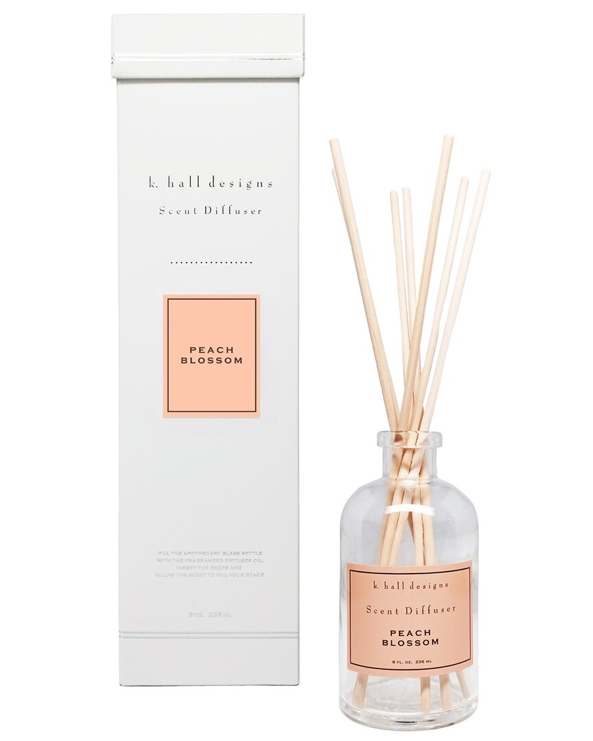 K. Hall Designs Peach Blossom Diffuser Kit In Clear