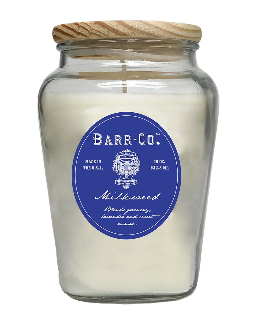 Barr-co. Milkweed Vase Candle In Clear