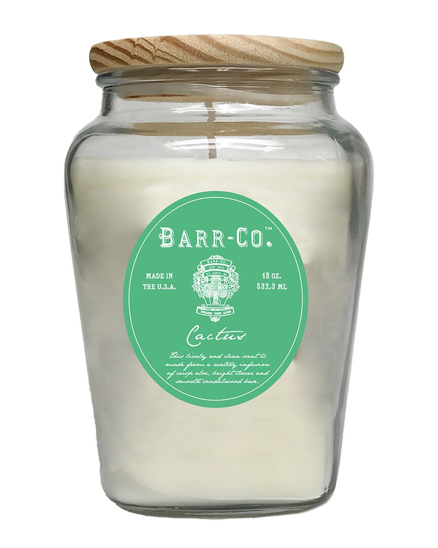 Barr-co. Cactus Vase Candle In Clear