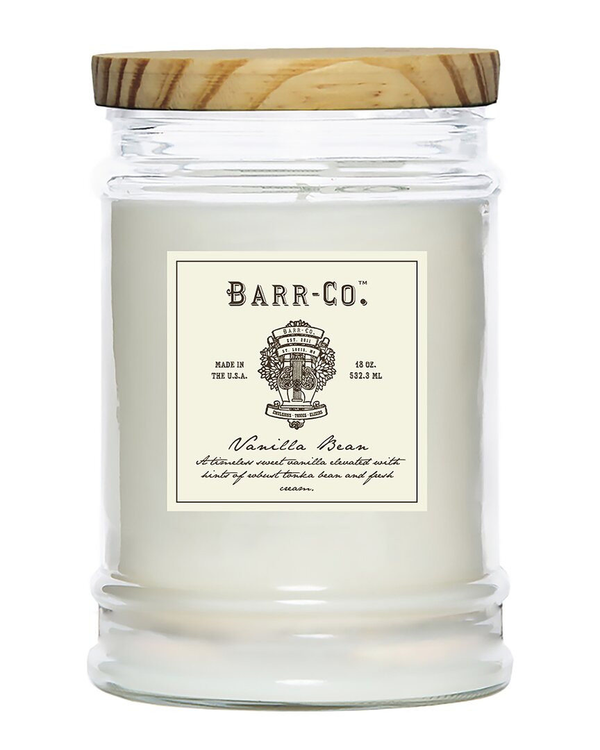 Barr-co. Vanilla Bean Tumbler Candle In Clear