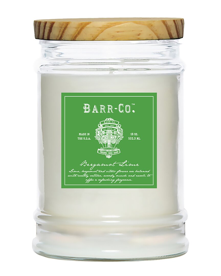 Barr-co. Bergamot Lime Tumbler Candle In Clear