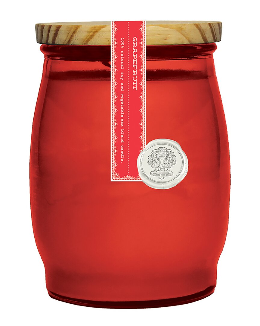 Barr-co. Soap Shop Grapefruit Barrel Candle In Red