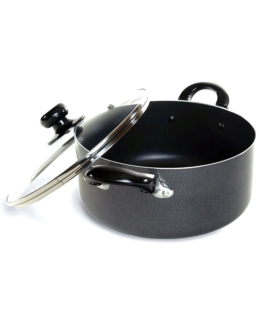 Better Chef 3-quart Heavy-gauge Aluminum Dutch Oven With Glass Lid In Grey