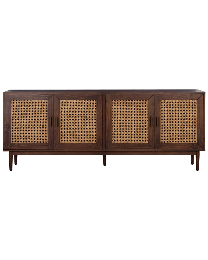 Classic Home Edris 2-door Wood Sideboard Buffet In Brown