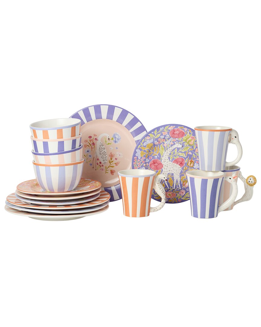 Certified International Menagerie 16pc Dinnerware Set
