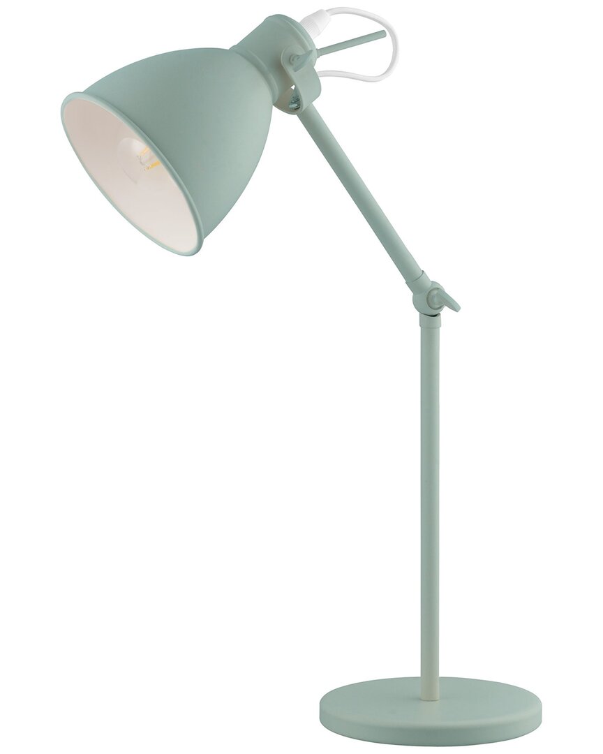 Eglo Priddy 1 Light Desk Lamp With Pastel Light Green Finish