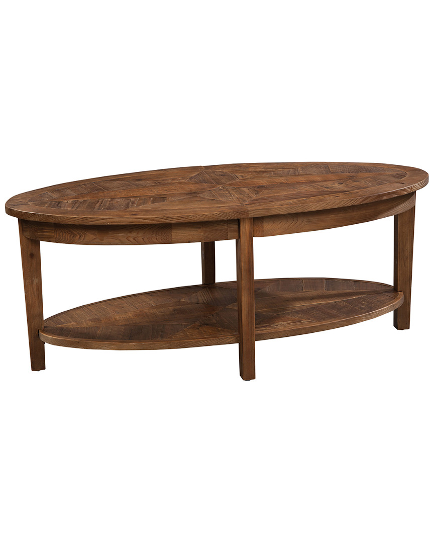 Alaterre Revive - Reclaimed 48in Oval Coffee Table