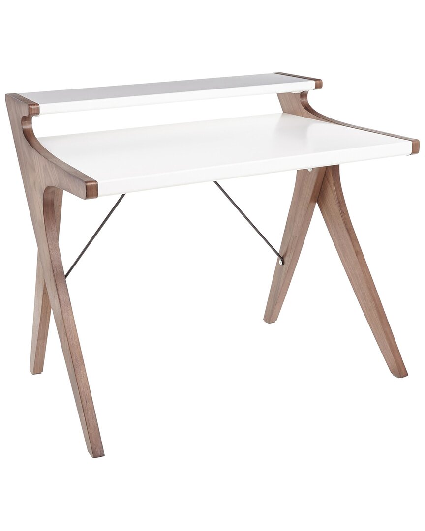 Lumisource Archer Desk In Brown