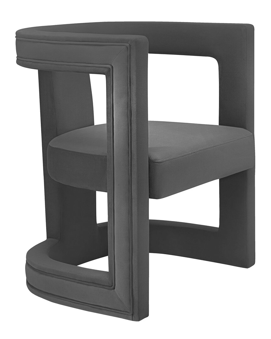 Tov Furniture Ada Velvet Chair In Black