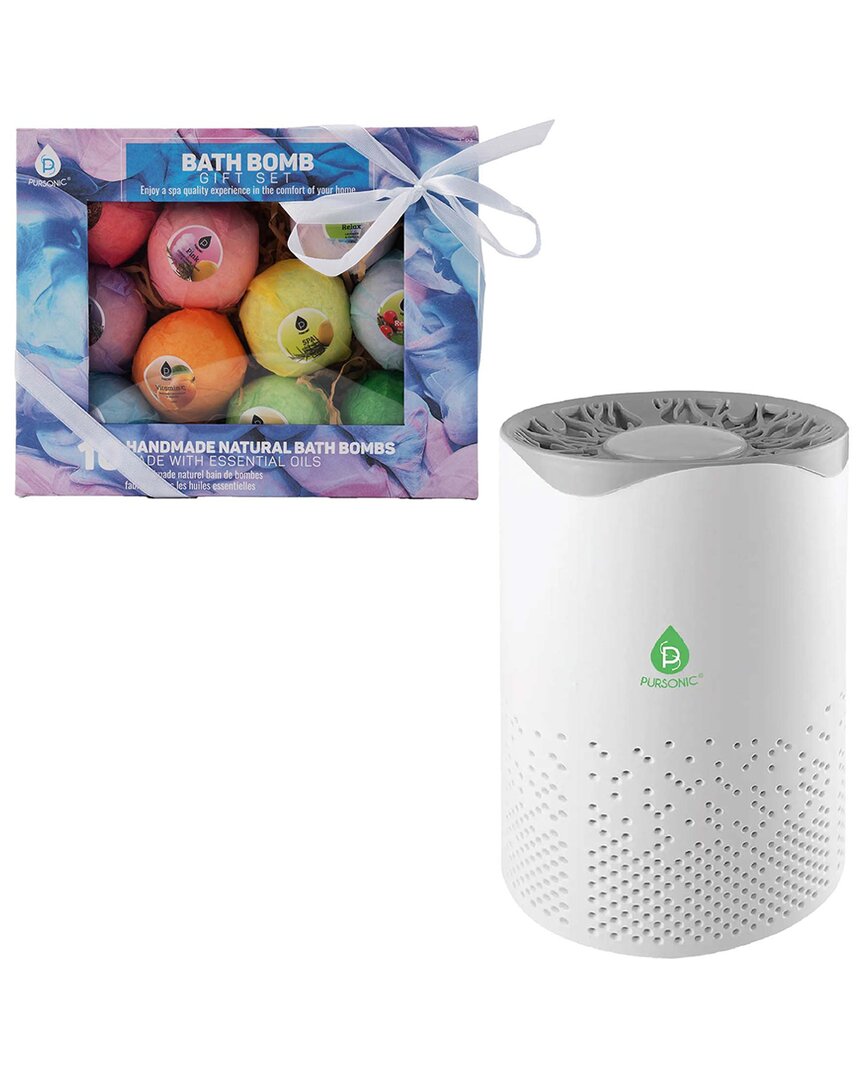 Pursonic Clean Air & Relaxation Bundle In Multi