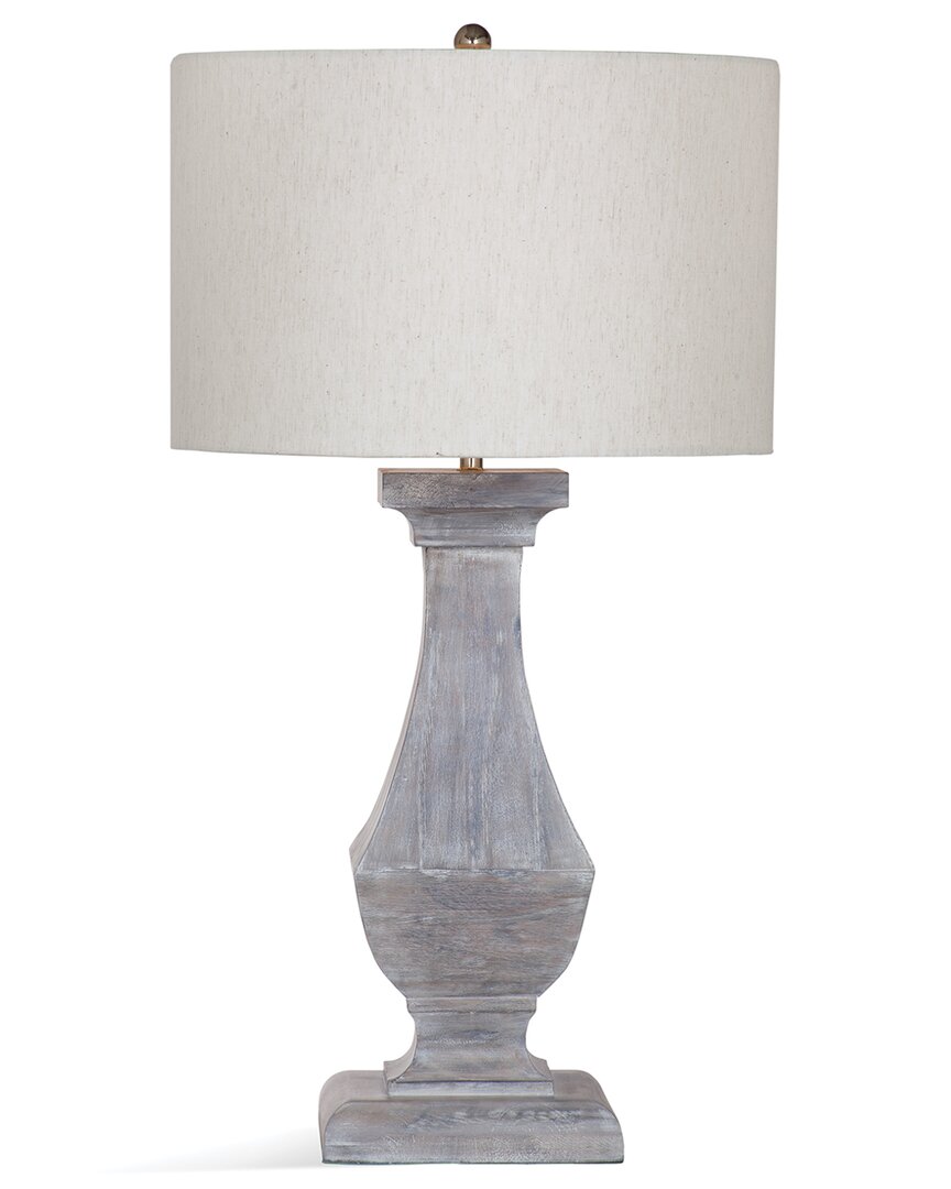 Bassett Mirror Derek Table Lamp In Grey