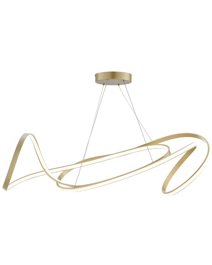 Finesse Decor Moscow Led Chandelier In Gold