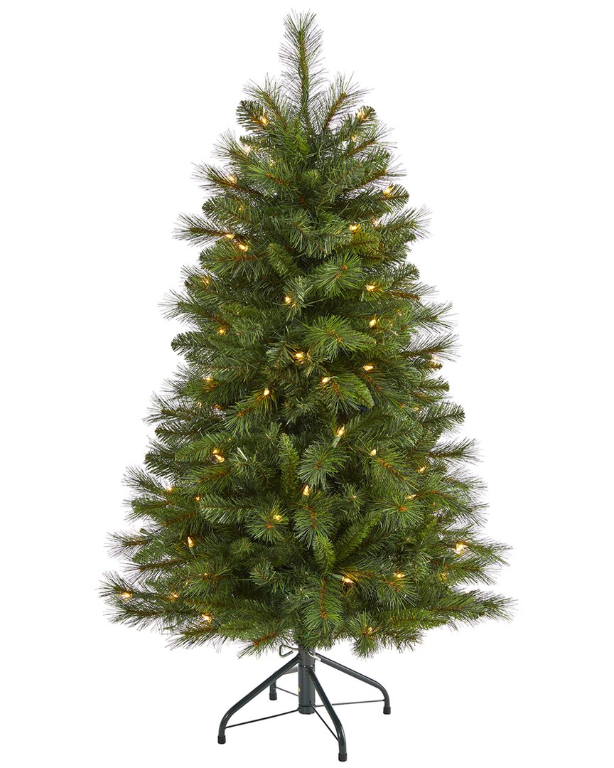Nearly Natural 4ft West Virginia Mountain Pine Artificial Christmas Tree In Green