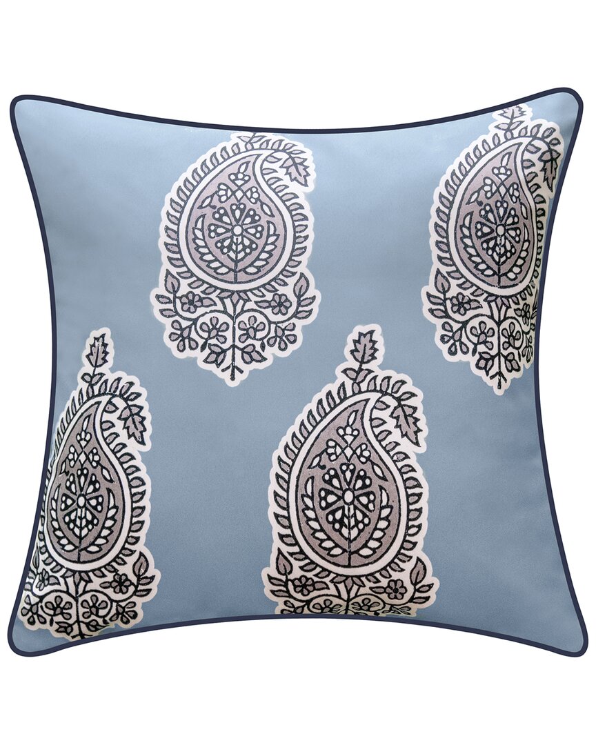 Edie Home Edie @ Home Indoor/outdoor Reversible Jaipur Print Decorative Pillow