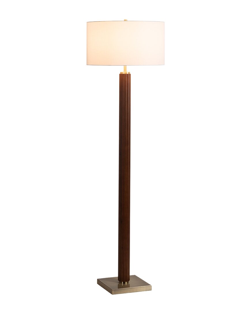 Nova Of California Tambo Floor Lamp With Dimmer In Brown