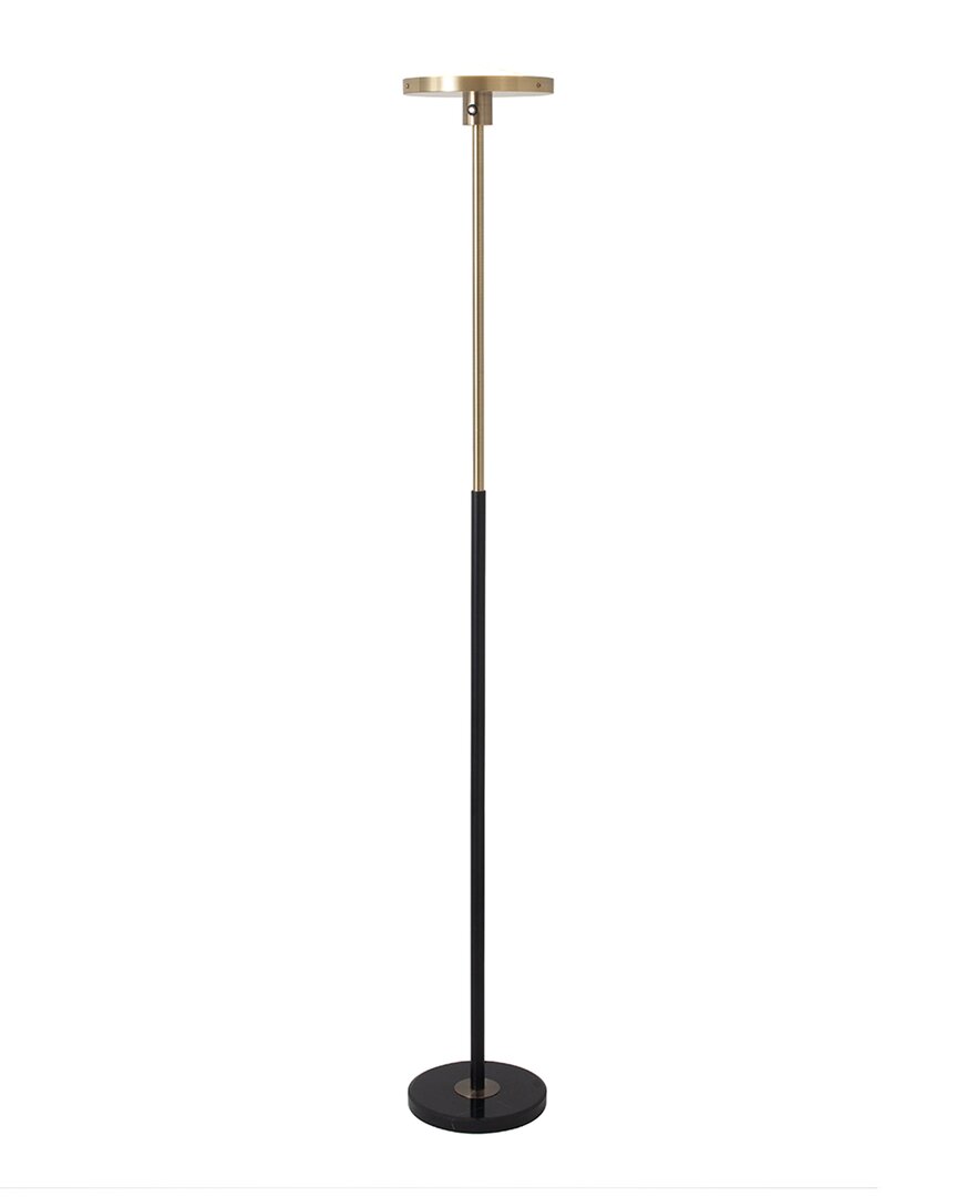 Nova Of California Redondo Torchiere Floor Lamp In Black