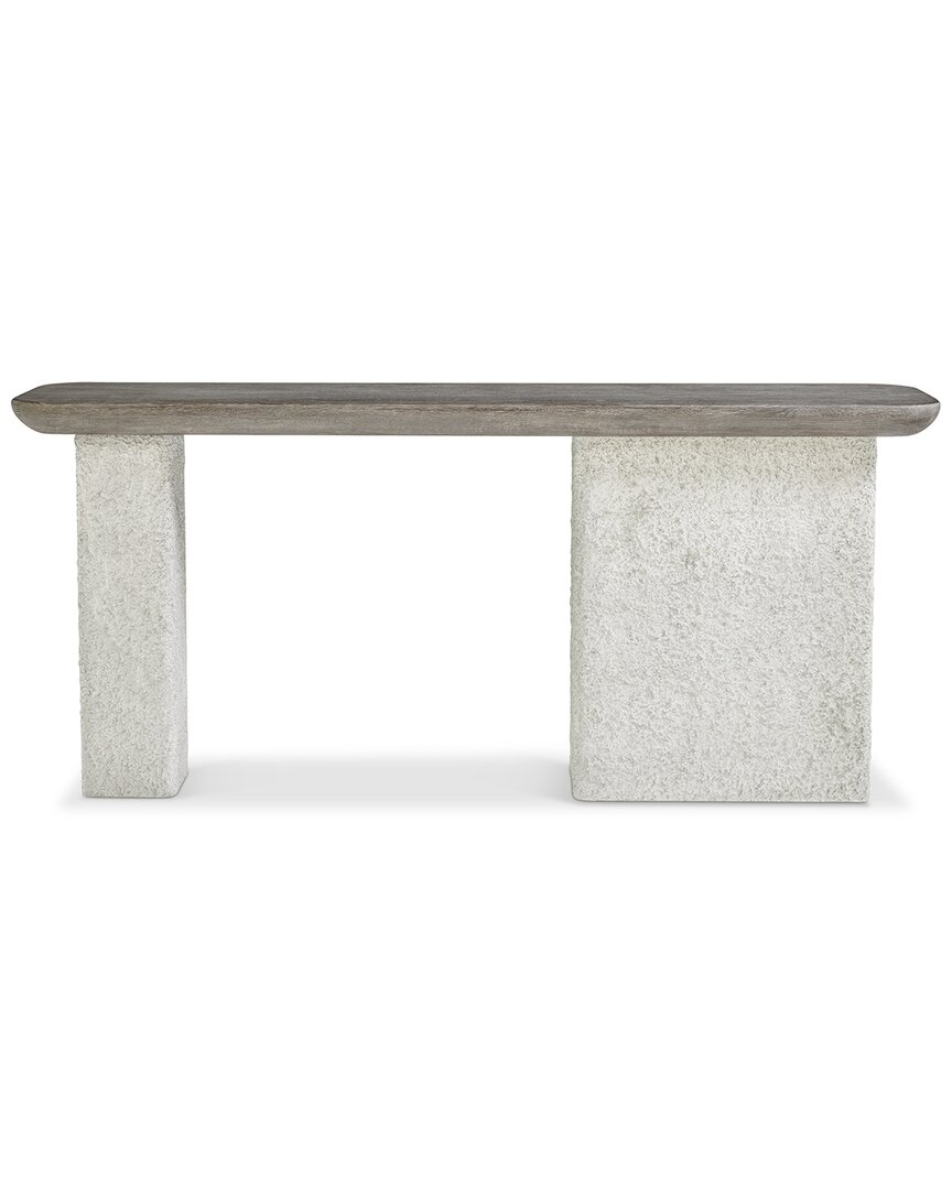 Bernhardt Monolith Console Table In White