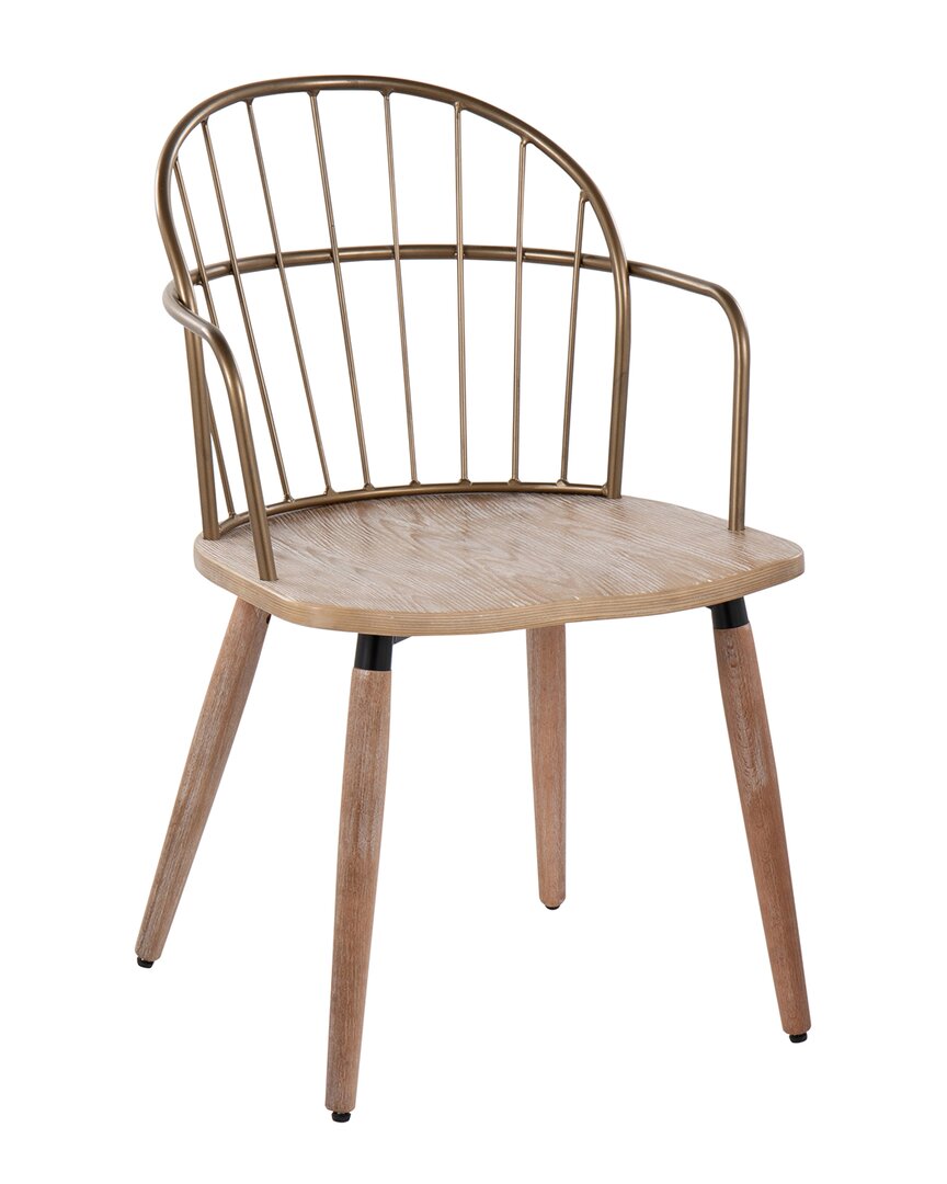 Lumisource Riley Chair In Metallic