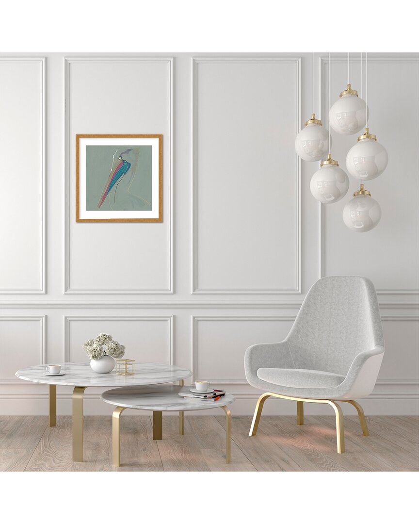 Ready2hangart Coastal Drift: Pelican By Chici Džcor Wall Art