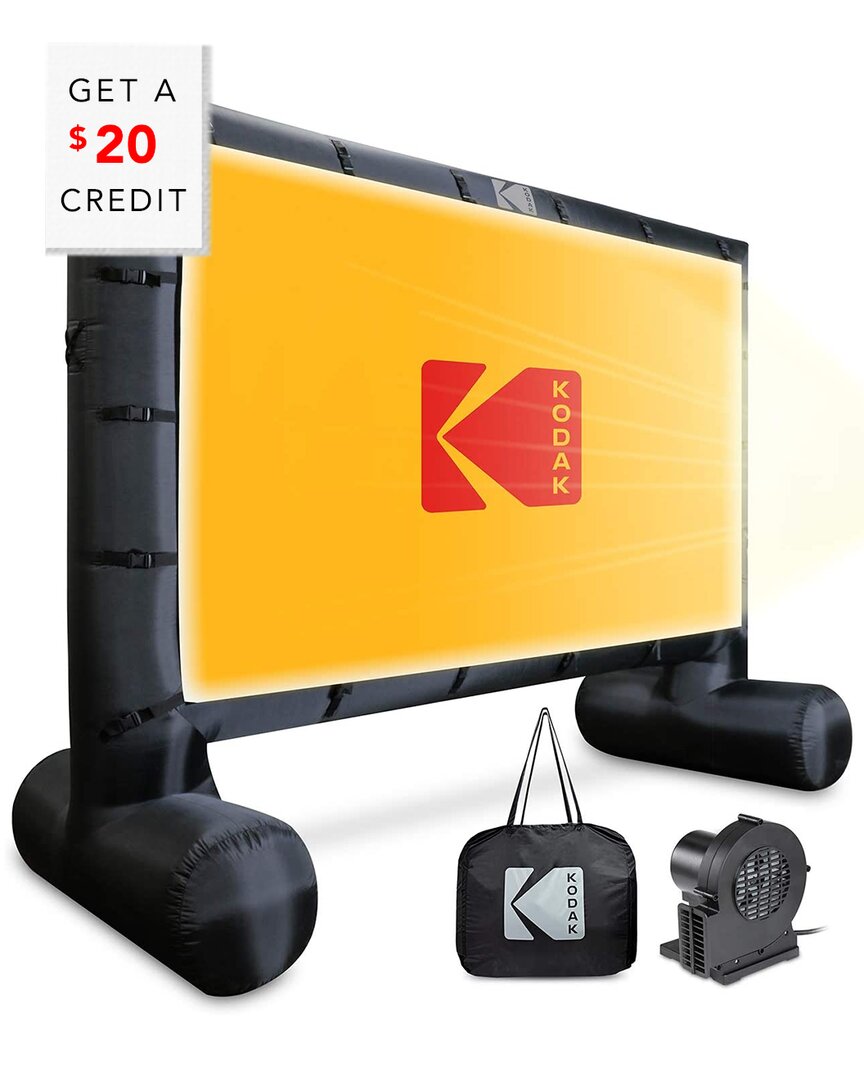 Kodak 17.5ft Inflatable Outdoor Projector Screen With $20 Credit In Black